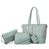 Bolso para Mujer 2026 Nuevo Otoño e Invierno Versátil Felpa Juego de Cuatro Piezas Bolso Tote Gran Capacidad Bolso de Hombro Cruzado Artículo Popular Transfronterizo