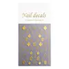 Bucelati Adesivo para Nail Art Barroco em Relevo Boêmio Retrô Totem Flor Decalque de Unha Decorações