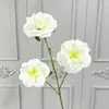 Flores artificiales de lichi y peonía al por mayor para decoraciones de pasillo de bodas, flores falsas para arreglos de suelo, arreglos florales de bienvenida, escaparates de centros comerciales y paisajismo floral artístico