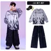 Ropa Moderna para Niños de Street Dance, Ropa de Performance Hip-Hop, Nuevos Trajes de Hip Hop para Estudiantes de Primaria, Ropa de Práctica y Performance de Danza Jazz