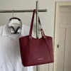 Bolsa saco, grande capacidade, bolsa feminina popular, nova bolsa tote da moda, elegante e versátil, bolsa de ombro casual para o dia a dia