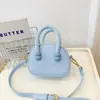 Bolso Nuevo para Niños Estilo Igual Padre-Hijo Moda Mini Billetera Bolso de Mano Niña Color Sólido Bolso de Hombro Cruzado
