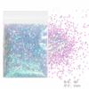 Brillantina de uñas, purpurina ultrafina, purpurina, lentejuelas brillantes, 1 mm, traje azul, esmalte de uñas, pegamento, joyería, transfronterizo