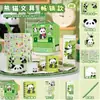 Conjunto de Papelaria Capivara Panda Papelaria Estudantil Presente Temporada Volta às Aulas Conjunto de Presente Institucional Lembrança