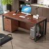 Mesa Moderna Minimalista para Gerente de Escritório, Mesa para Computador, Mesa de Escritório Individual, Mesa para Computador de Funcionário