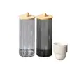 Tazas de té kung fu desechables de alta gama juego de té tazas de té para el hogar para invitados tazas para beber té al aire libre portátiles preparación de té de cáscara de arroz