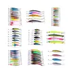 Comércio Exterior Luyamino isca artificial conjunto completo de MI002-MI090 Mino Luyamino isca isca micro isca de peixe conjunto Atacado