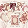36 Piezas de Pegatinas de Sellos de Encaje Estilo Europeo Retro Estilo Rococó Pegatinas de Decoración para Diario DIY Venta al por Mayor