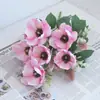 Enfeites para Decoração de Casa, Flores de Magnólia Simuladas, Mesa de Jantar, Mesa de Centro, Decoração Pastoral, Buquês Artificiais, Flores Pequenas para Casamento