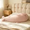 Almohada larga de seda de hielo para verano, fresca al tacto, para dormir, abrazar y como almohada de cama para niñas, un regalo de muñeca para niños