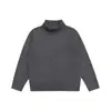 Chaqueta suéter de alta gama de dos piezas falsas para hombres y mujeres, top de moda estilo coreano, moda británica, top de punto de marca de moda de otoño