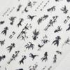 Tomoni Fino Resistente Nail Art Adesivo Explosões Guofeng Retro 2D Nail Art Adesivo Tinta Peixe Sombra Nail Art Jóias Atacado