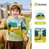 Colección de Cárdigans Suéteres para Niñas Dudu Suéteres para Niños Otoño Manga Larga Ropa de Punto Infantil Ropa para Niños Bebé