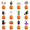 Amazon Decoraciones para Fiesta Temática de Halloween Decoraciones para Centro Comercial Casa Embrujada Bandera Araña Colgantes Adornos Set de Globos Venta al por Mayor