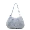 Bolso peludo para mujer, nuevo y moderno 2026 otoño/invierno nicho lujo alta gama bolso de hombro, bolso de gran capacidad para el día a día