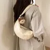 Bolsa Casual de Couro Macio para Mulheres, Novo Design de Nicho, Bolsa Transversal Versátil da Moda, Bolsa Estilosa Formato Bolinho