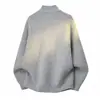 2026 Transfronterizo Estilo Americano Otoño e Invierno Nuevo Suéter Cardigan de Punto para Hombre con Doble Cremallera Talla Grande Moda Casual Chaqueta Cardigan