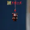 Pingente de Corrente para Celular Sapo de Madeira Arco-Íris Yiming Xianyuan Sandália Criativa de Sândalo Animal Desenho Animado Sapo Ornamento