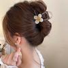 Presilha de Cabelo para Mulheres com Cabelo Fino, Estilo de Luxo, Novo Modelo 2026, Presilha de Tubarão de Tamanho Médio para Penteado Updo na Parte de Trás da Cabeça, Acessório de Cabelo
