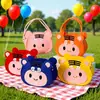 Saco de doces fofos, bolsa de presente para crianças, bolsa de tigre, aniversário de bebê, lua cheia, um ano de idade, bolsa de presente de mão, bolsa de feltro de desenho animado