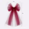 Nuevo producto transfronterizo: Lazo decorativo para árbol de Navidad, malla de organza encriptada pequeña, decoración de Pascua y arreglo de ambiente
