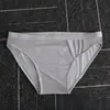 Ropa interior popular transfronteriza para hombre, calzoncillos finos transparentes transpirables de seda helada, de tiro bajo, para estudiantes, sexy, venta directa del fabricante