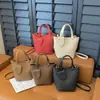 Bolso de Cubo de Cuero Texturizado de Moda para Mujer Verano 2025 Retro Versátil Moderno de Gama Alta Bolso de Hombro Único Cruzado