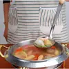 Espátula de Acero Inoxidable Mango de Madera Cucharón para Sopa Colador Engrosado Anti-quemaduras Espátula para Freír Pescado Salteado 23 Juego de Cuatro o Cinco Piezas Cucharón para Sopa