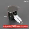 Armário de Placas Duas em Uma Minimalista Cor Preto Fosco Guarda-Roupa Oculto Placa Laminada de Liga de Zinco Placa de Conexão Placa Três em Uma