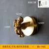 Gancho de Latón Vintage Estilo Europeo Sin Taladro Sin Clavo, Gancho Creativo para Colgar Abrigos Montado en Pared para Detrás de la Puerta, Gancho Decorativo de Pared by Metabo