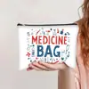Bolsa de Cosméticos com Zíper Estampada Mais Vendida da Amazon Bolsa de Higiene Pessoal Feminina de Mão Estojo Simples e Moderno de Lona Bolsa de Armazenamento