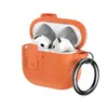 Funda Protectora Nueva para AirPods Pro 2ª Generación con Patrón de Cuero y Cierre, Funda para Auriculares Apple Airpods4