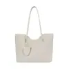 Bolsa Tote Simples de Tecido de Grande Capacidade para Mulheres 2026 Verão Novo Estilo Nicho Estilosa Retrô para Trabalho e Deslocamento Bolsa de Ombro