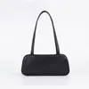Bolso de Hombro Simple de Moda Estilo Coreano de Gama Alta Bolso Tipo Bowling Versátil Bolso Cuadrado Pequeño de Cuero Genuino Bolso de Mano de Cuero Curtido Vegetal Moderno