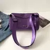 Bolsa estilo Pillow 2026 com Padrão Xadrez de Cor Contrastante, Bolsa de Ombro Único Transversal para Mulheres, Grande Capacidade, Moderna, Versátil, Bolsa Casual para o Dia a Dia