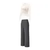 Conjunto de Yoga para Mujer para Tensar el Abdomen y Levantar las Caderas, Sensación de Segunda Piel, Sin Costuras, Secado Rápido, Transpirable, Conjunto de Dos Piezas para Mujer para Gimnasio, Levantamiento de Pesas, Pilates, Otoño