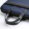 Pasta de arquivo portátil A4 com zíper, pasta de lona para homens e mulheres, bolsa de reunião para escritório, bolsa de reunião LO