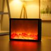 Lámpara LED Creativa para Hogar Chimenea Lámpara de Llama Lámpara con Forma Estilo Escandinavo Lámpara Decorativa Adornos Manualidades Navideñas