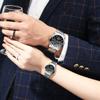 Reloj de Pareja Marca CHENXI Reloj de Cuarzo Impermeable de Tres Ojos Decorativos para Hombre y Mujer Reloj de Pulsera para Mujer Reloj con Correa de Acero