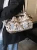 Bolsa de Felpa Nueva 2026, Bolsa Tote de Gran Capacidad, Bolso de Hombro Estilo Étnico, Bolso de Hombro Dulce y Fresco para Estudiantes