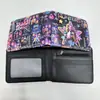 Carteira de Moedas de Bruxa Caçadora de Anime Transfronteiriça Miralumizoy Carteira de Couro de Bruxa Caçadora Kpop Porta-Cartões