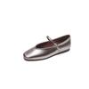 Zapatos Mary Jane Planos Redondos Super Suaves del 34 al 43, Nuevo Estilo Primavera 2026, Sencillos Completamente de Piel por Dentro y por Fuera, Zapatos Retro para Mujer