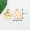 Fabricante de Accesorios de Joyería de Estilo Floral, Venta al por Mayor de Joyería DIY Hecha a Mano de Aleación, Accesorios de Joyería DIY con Goteo de Aceite Transfronterizo
