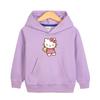 Meninas Primavera Wear Suéter Com Capuz 2023 Novo Estilo Infantil Manga Longa Top Primavera e Outono Roupas Infantis Casaco Casual Na Moda