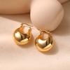 Pendientes de Semicírculo Dorados Brillantes Transfronterizos Europeos y Americanos, Pendientes Más Vendidos en Amazon Aliexpress, Pendientes, Pendientes para Mujer al por Mayor