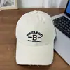 Nueva Gorra de Béisbol Retro Estilo Coreano con Letra B Bordada, Circunferencia de Cabeza Grande, Adelgazante de Rostro, Protección Solar, Gorra Unisex de Moda