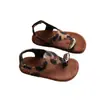 Sandalias Romanas Ins 2026 Verano Nuevo Estilo Coreano para Niñas sin Cierre Estilo Hada Zapatos de Princesa para la Playa con Faldas