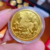 2026 Año del Caballo Moneda de Oro Foil de Año Nuevo Moneda Conmemorativa del Caballo del Zodiaco Cien Yuan Sobre Rojo Regalo de Buen Comienzo Venta