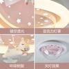 Luz de techo para habitación de niña rosa claro unicornio astronauta caricatura habitación infantil Espectro completo protección ocular lámparas sencillas