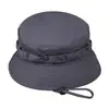 Gorro Camuflado Tático de Aba Redonda, Chapéu de Pescador para Montanhismo e Pesca ao Ar Livre, Chapéu de Sol para Cabeça Grande, Chapéu Militar Fan com Proteção Solar